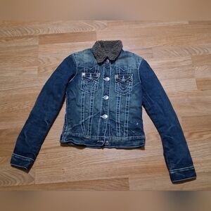 True Religion Jimmy Sherpa Denim Jacket Sz. XS